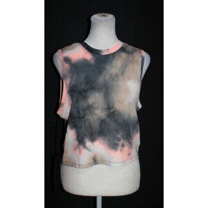 NOLI SUMMER TIE DYE AIR TANK Orange & Navy Women's Size Medium M NEW
